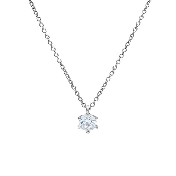 Collana Casciola Gioielli Donna FABRIZIO CASCIOLA in Oro bianco Diamante 0.70 Ct ARIA 0.70FVS2 GIA - ARIA 0.70FVS2 GIA